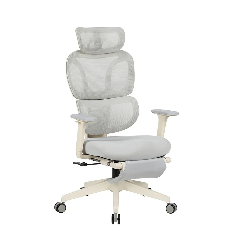 Офисное кресло FLEXISPOT BS5CG-PRO Cloud Grey <Сетка, Ткань, подлокотник 1D, оттоманка>
