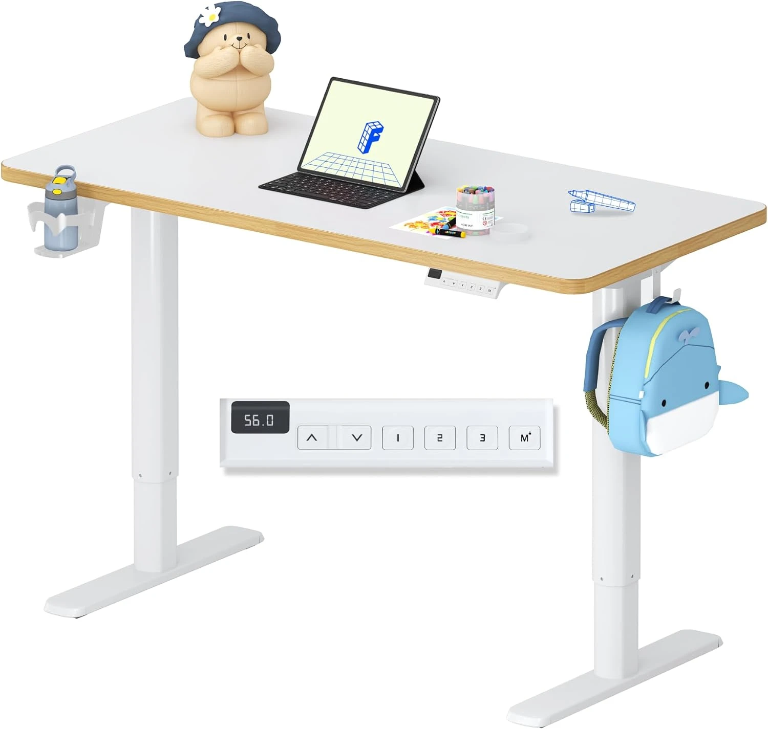 Стол моторизированный FLEXISPOT SK2W White <110*52СM, Регулируемая высота, угол наклона>