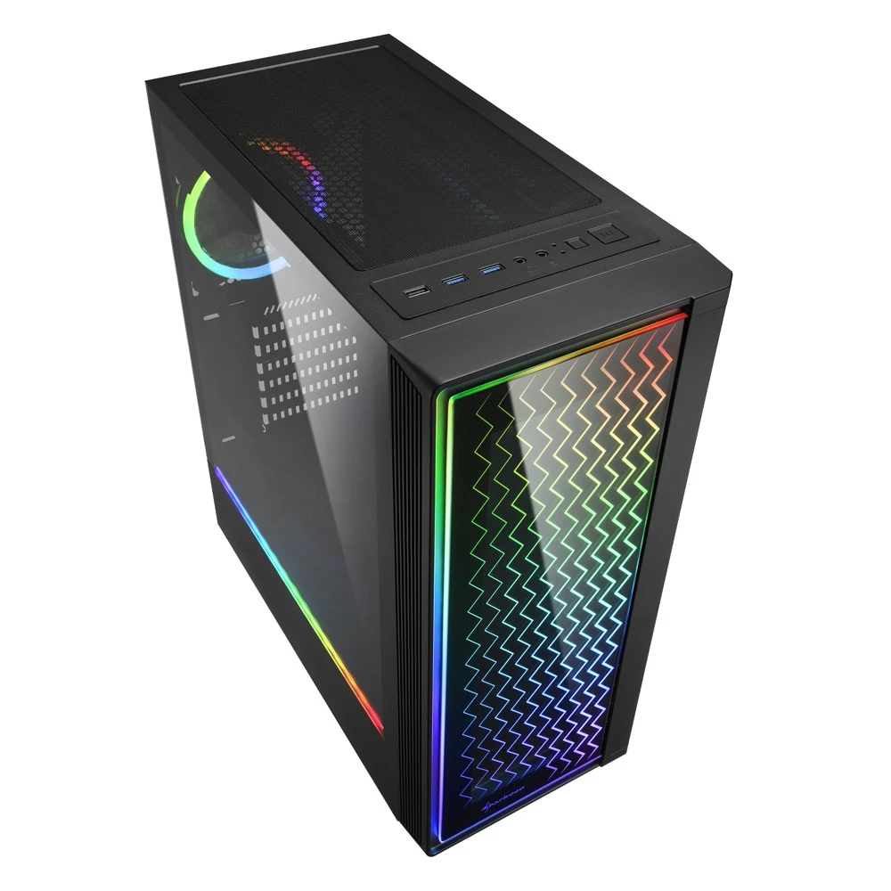 Корпус Sharkoon RGB LIT 200, Black