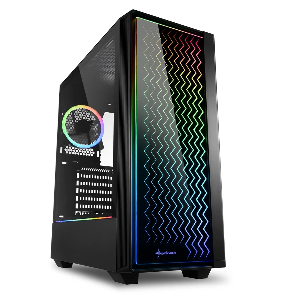 Корпус Sharkoon RGB LIT 200, Black — 3