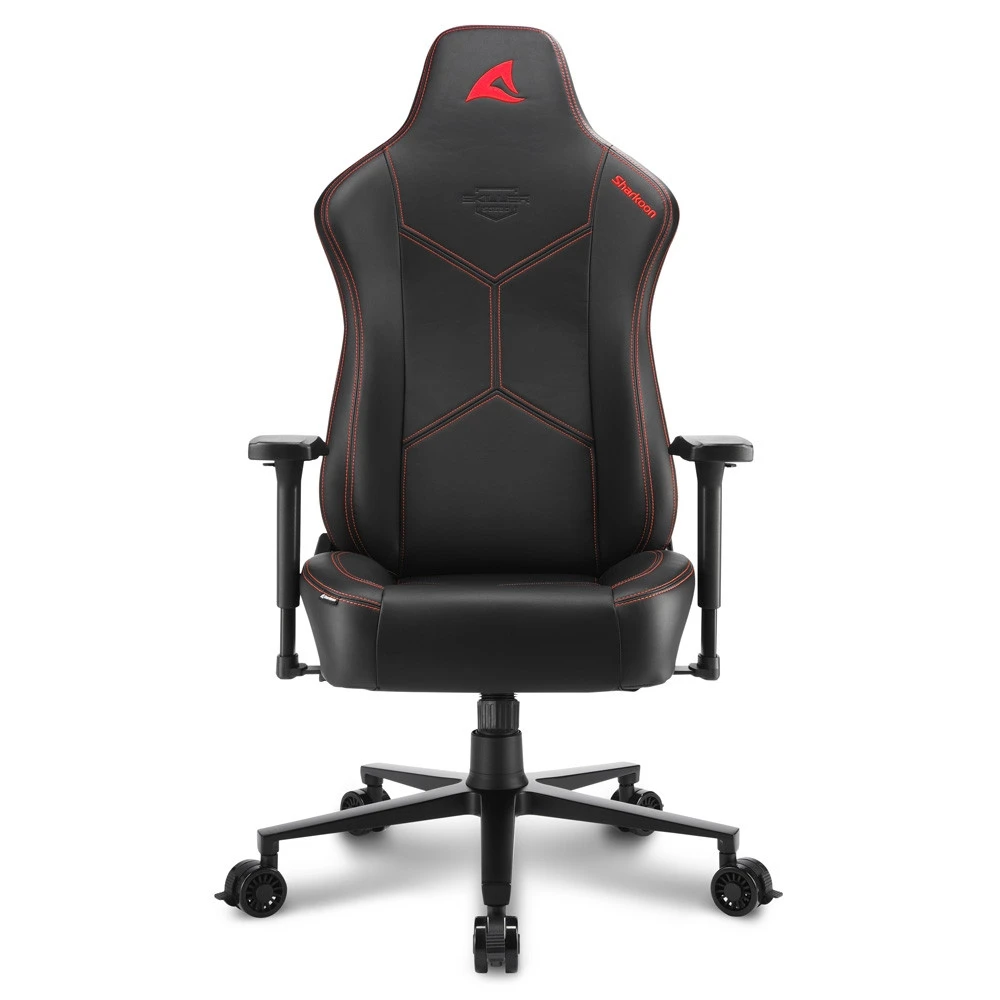 Игровое кресло Sharkoon Skiller SGS30 Black/Red <Cинтетическая кожа, Газлифт 4, подлокотник 3D> — 2