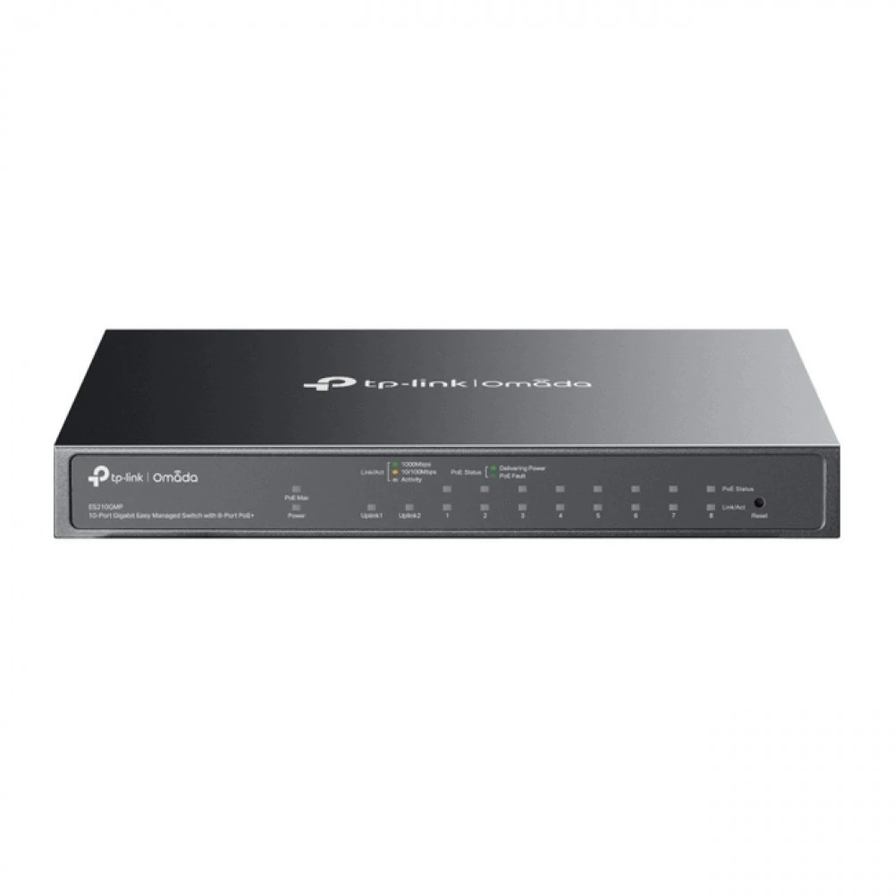 Коммутатор PoE+ GbE Easy Managed 10-портовый TP-Link Omada ES210GMP — 2