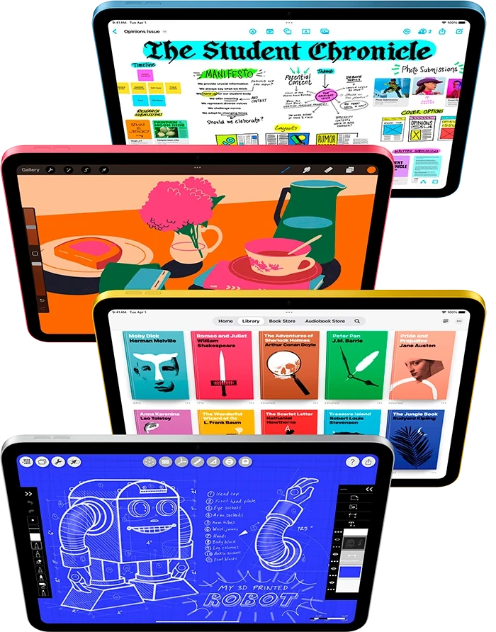 iPad 11" (2025) Wi-Fi 128 ГБ, Розовый — 3