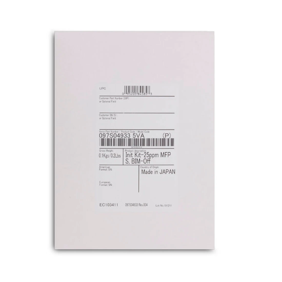 Комплект инициализации Xerox VersaLink B7135 (097S05191)