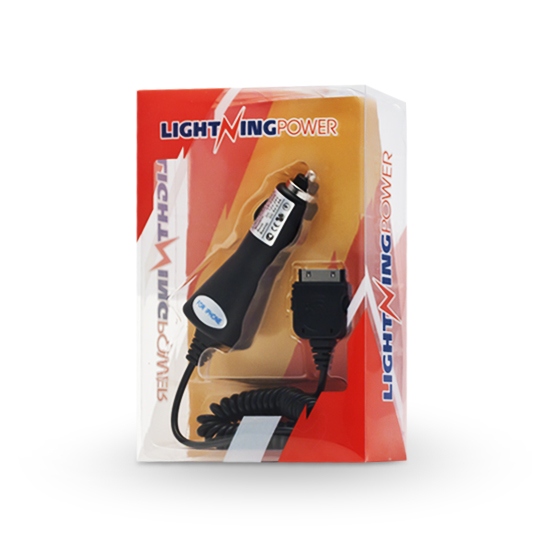 Автомобильное зарядное устройство Lightning Power LP-C005AB для iPhone4 — 3