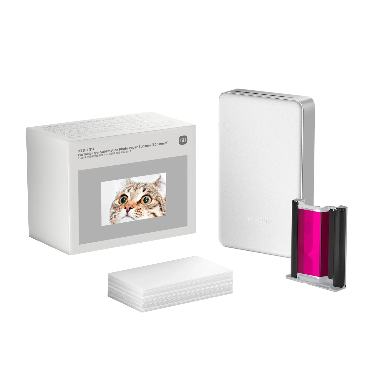 Фотобумага Xiaomi Portable Dye-Sublimation Photo Paper Stickers 50 Sheets
