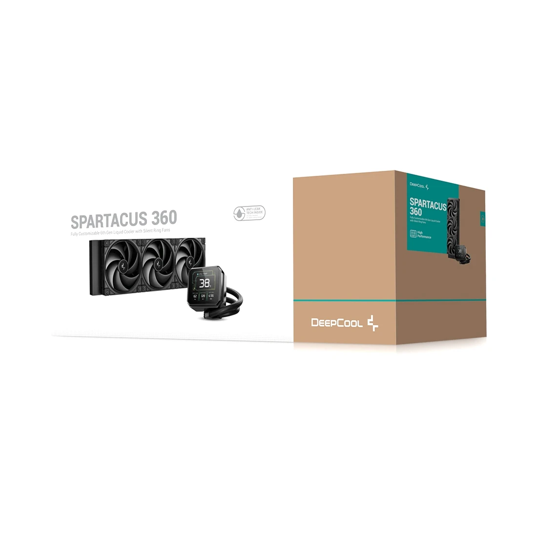 Кулер с водяным охлаждением Deepcool SPARTACUS 360 — 3