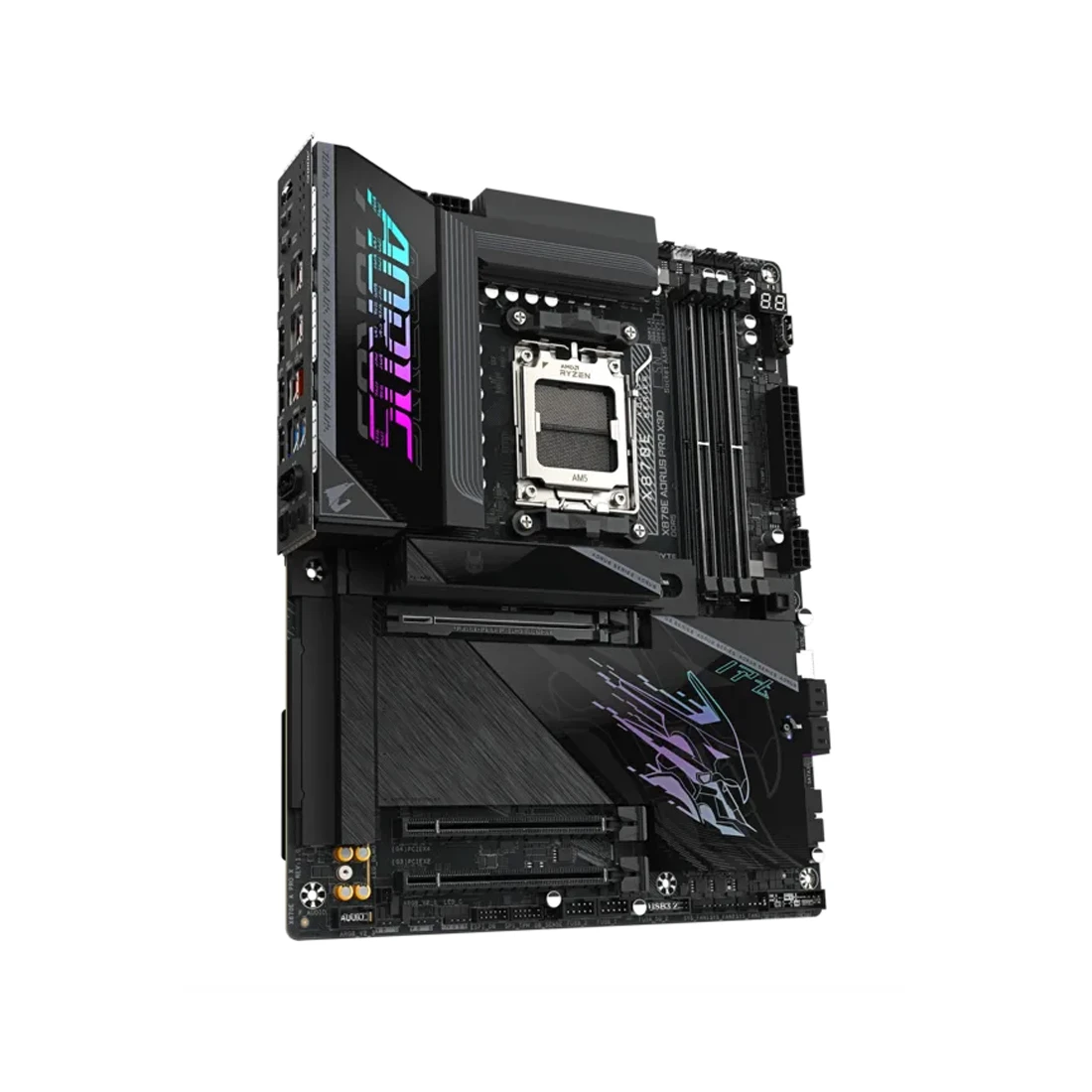 Материнская плата Gigabyte X870E AORUS PRO X3D — 3
