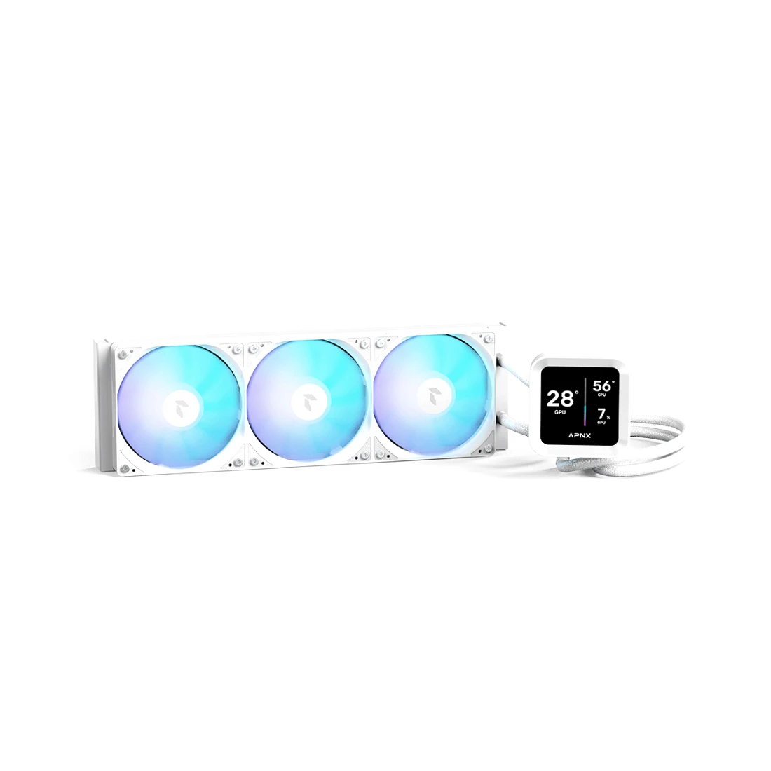 Кулер с водяным охлаждением APNX LC1-D 360 WH — 3