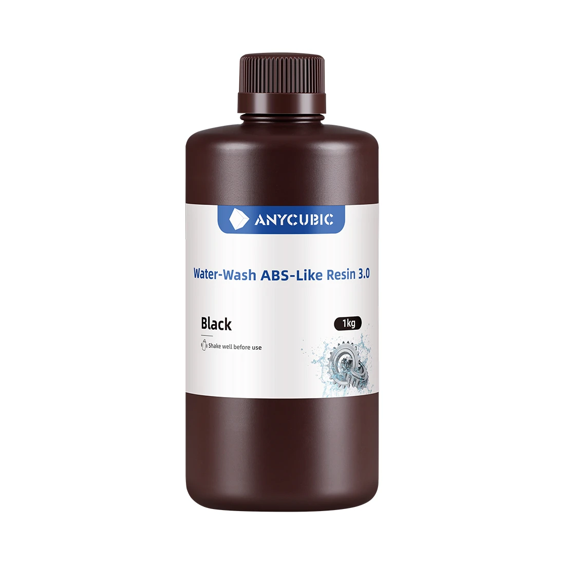 Фотополимерная смола для 3D-печати Anycubic Water-Wash ABS-Like Resin 3.0 SSXAB3BK-10 (черный)