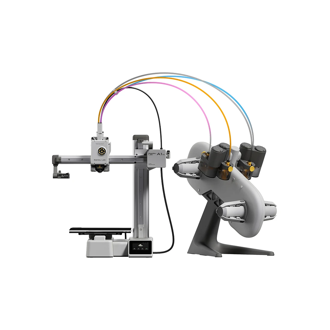 Филаментный 3D принтер Bambu Lab A1 mini-Combo-EU (PF002-M+SA005-EU) — 2