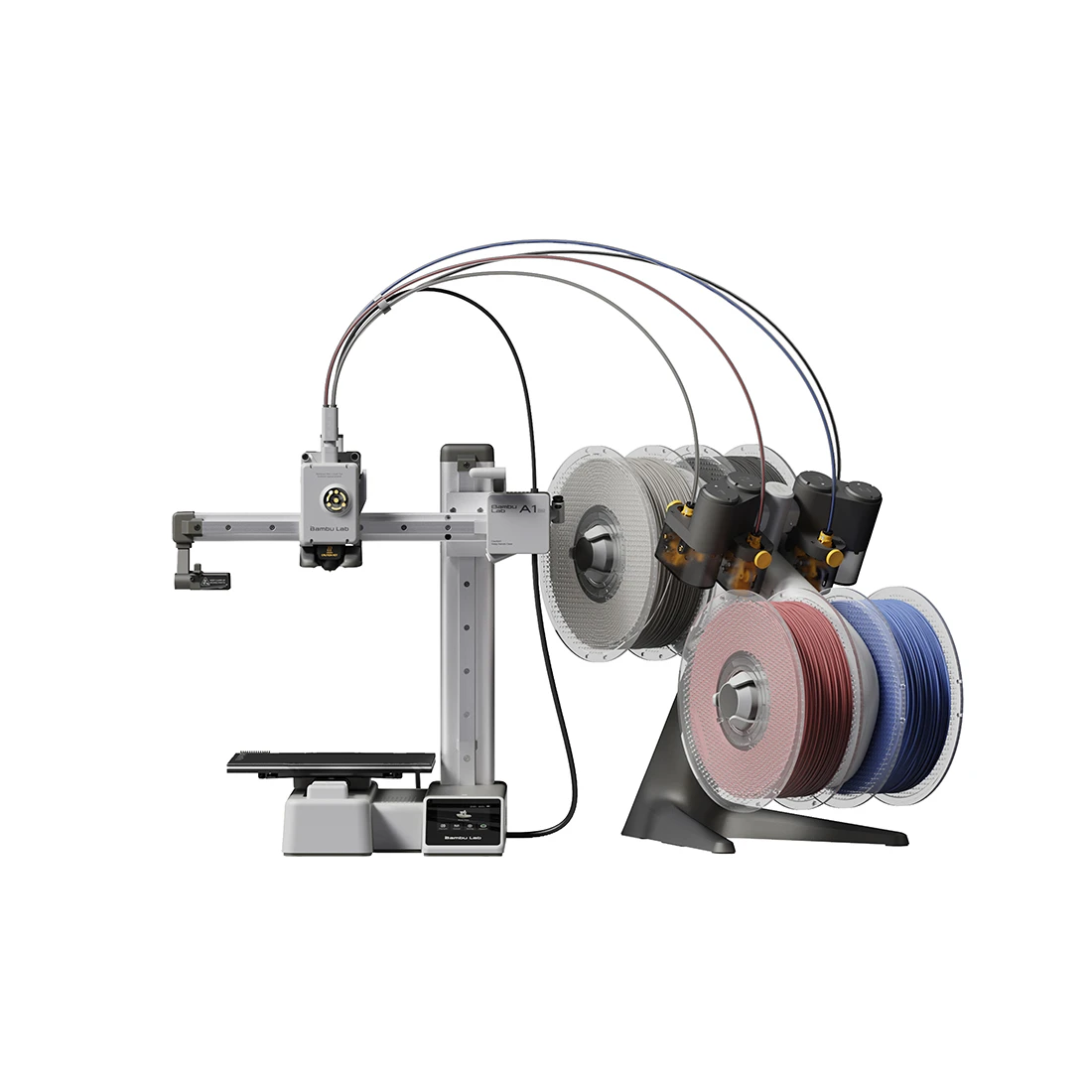Филаментный 3D принтер Bambu Lab A1 mini-Combo-EU (PF002-M+SA005-EU) — 3