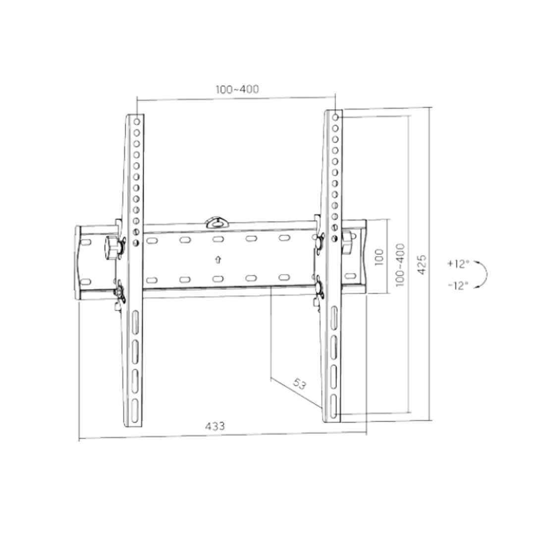 Кронштейн XG WA-3255T для ТВ и мониторов 32"-55" — 2
