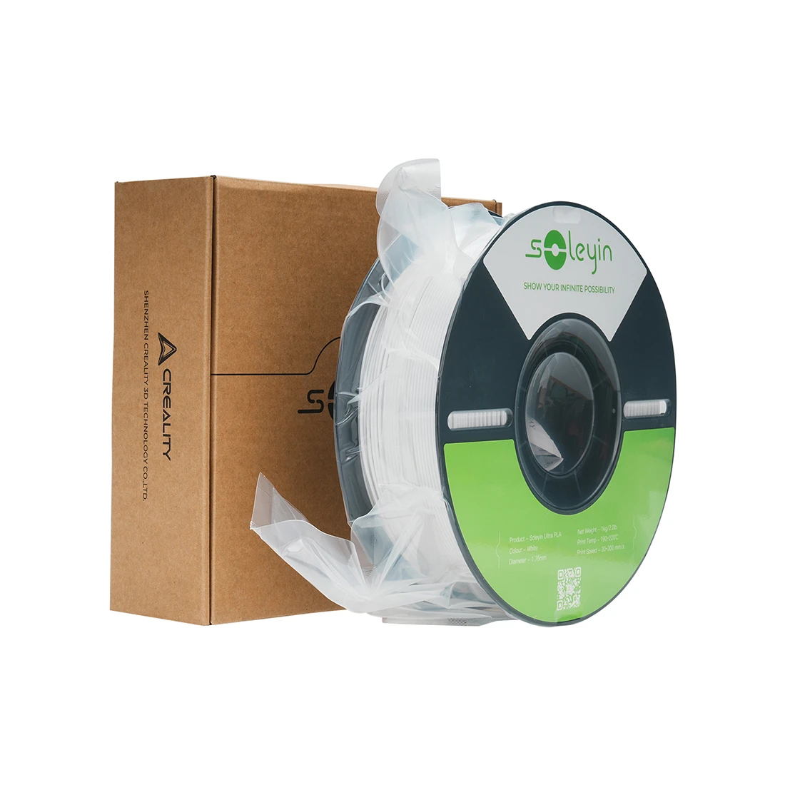 Филамент для 3D-печати Creality Soleyin Ultra PLA 3301010609 (белый) — 3
