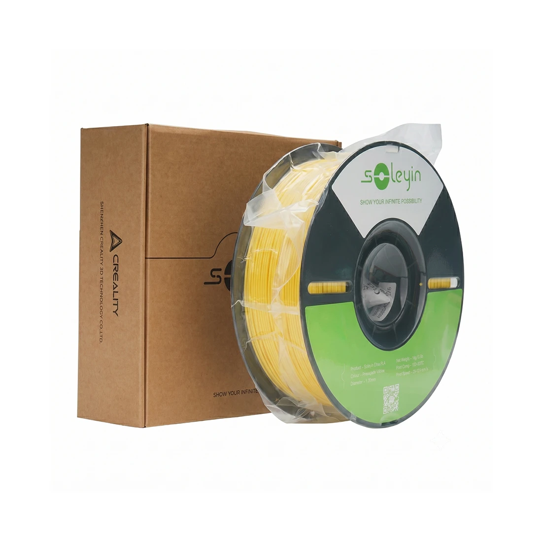 Филамент для 3D-печати Creality Soleyin Ultra PLA 3301010605 (ананасовый жёлтый) — 3