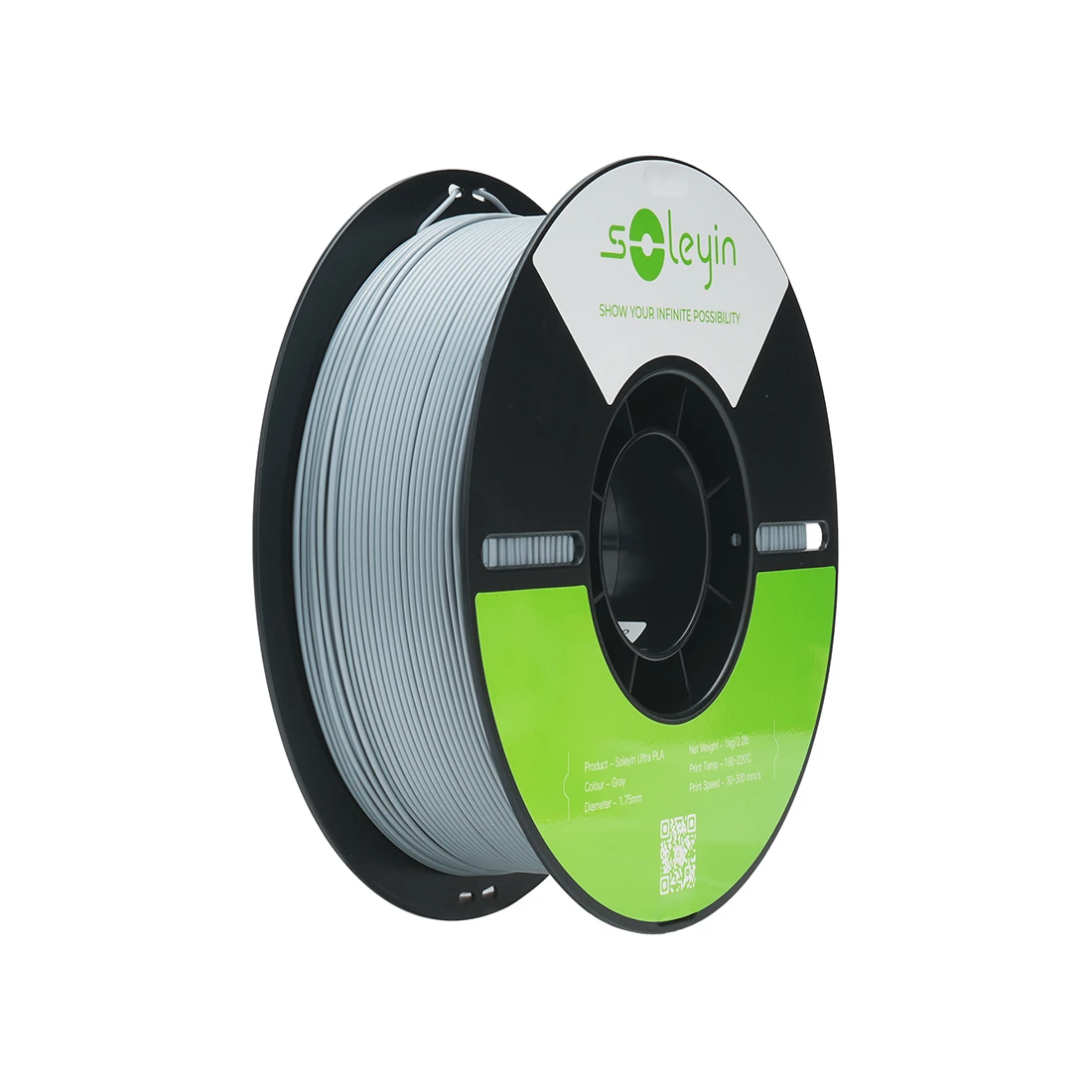 Филамент для 3D-печати Creality Soleyin Ultra PLA 3301010606 (серый) — 2