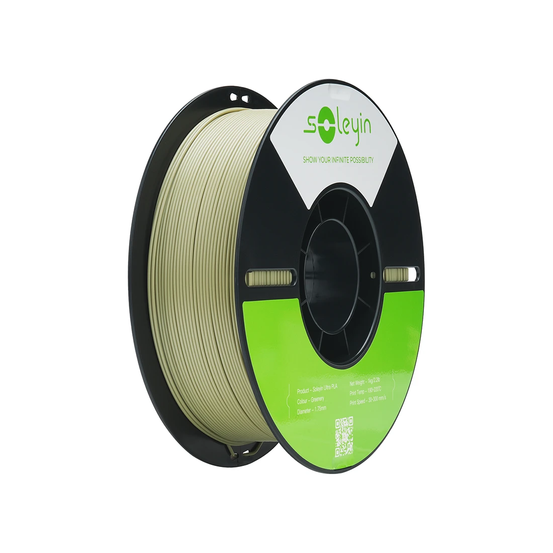 Филамент для 3D-печати Creality Soleyin Ultra PLA 3301010604 (ботанический зелёный) — 2