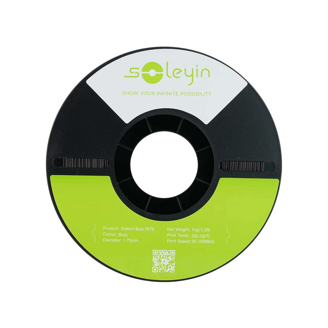 Филамент для 3D-печати Creality Soleyin Basic PETG 3301030163 (чёрный)