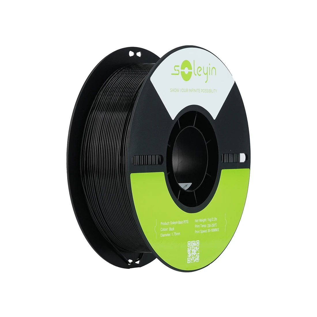 Филамент для 3D-печати Creality Soleyin Basic PETG 3301030163 (чёрный) — 2