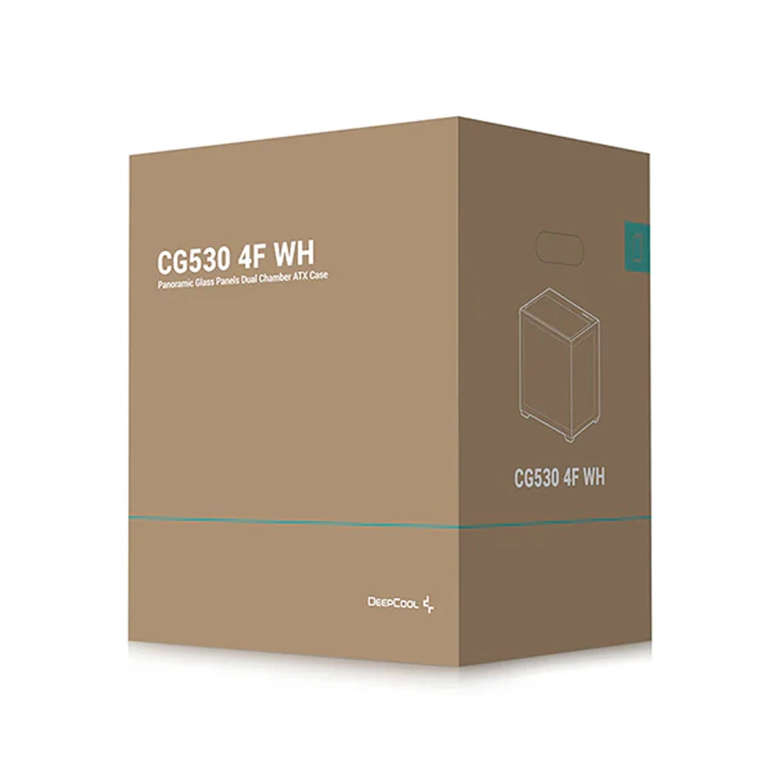 Компьютерный корпус Deepcool CG530 4F WH без Б/П — 3