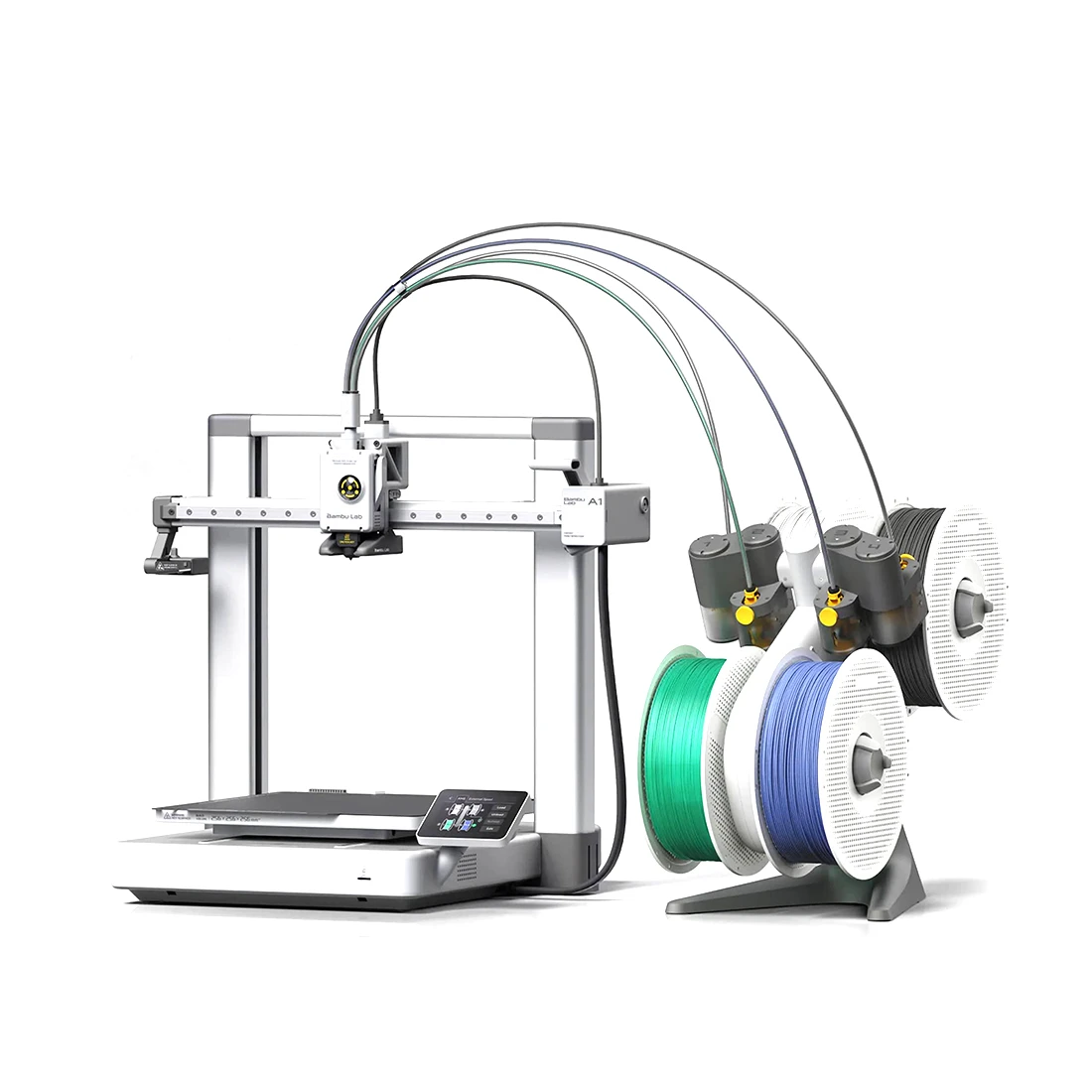 Филаментный 3D принтер Bambu Lab A1-Combo-EU (PF002-A+SA005-EU2) — 3