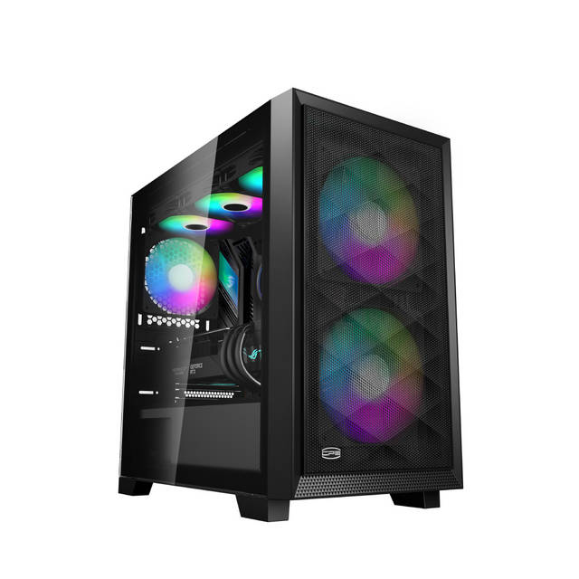 Корпус PCCooler C3 I310 ARGB BK mATX/ITX 1xUSB3.0 1xUSB2.0 1xAudio/Mic 1x2.5" 1x3.5" Black