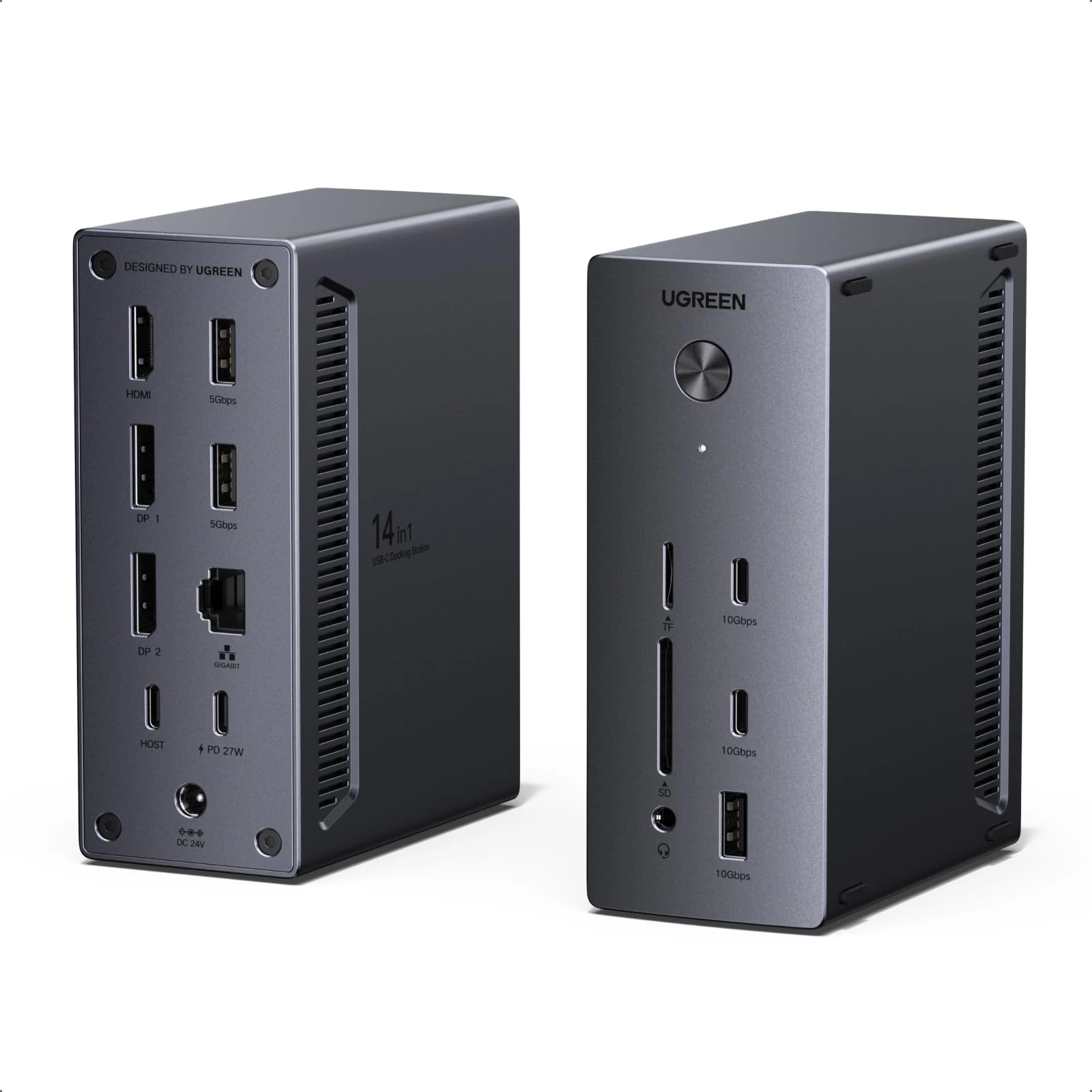 Док-станция UGREEN CM843, USB-C, 14-в-1