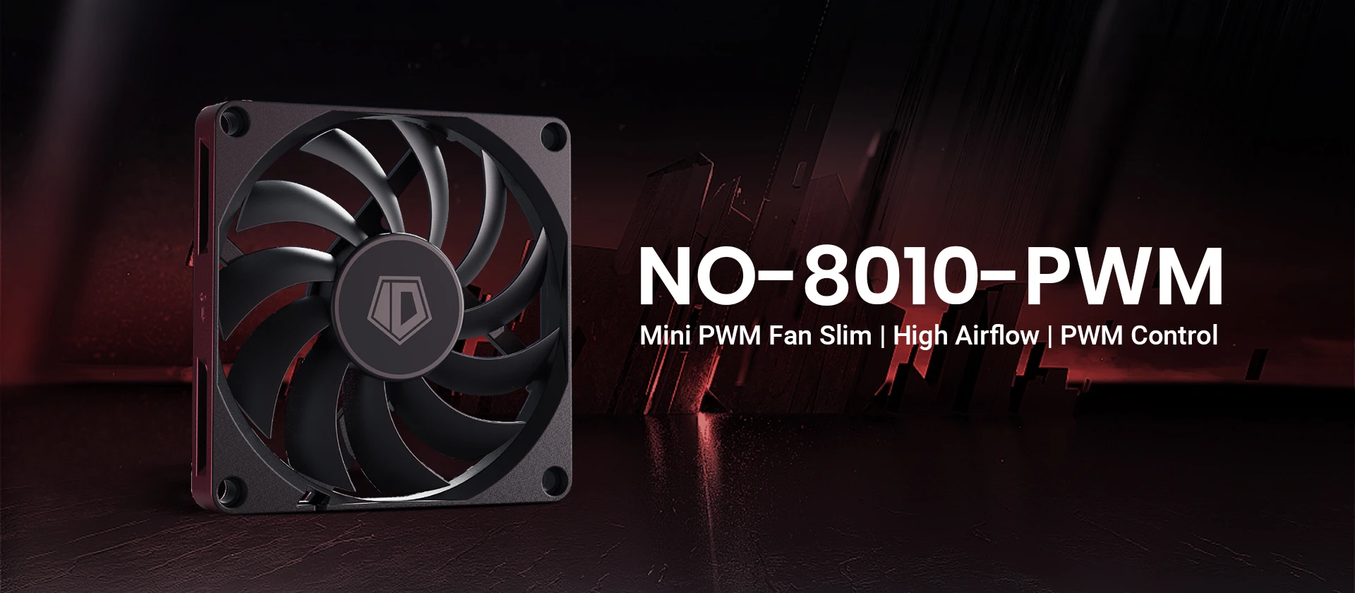 Вентилятор для корпуса ID-COOLING NO-8010-PWM
