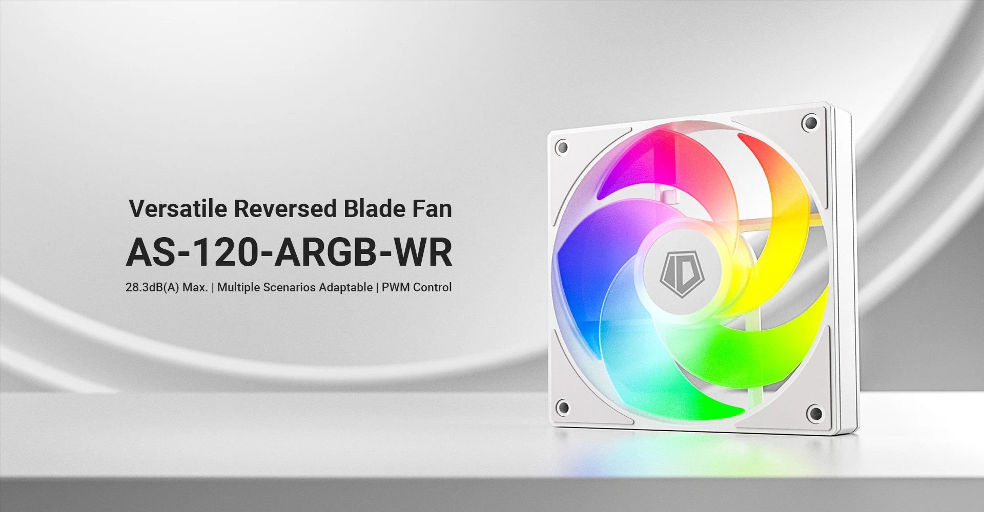 Вентилятор для корпуса ID-COOLING AS-120-ARGB-WR
