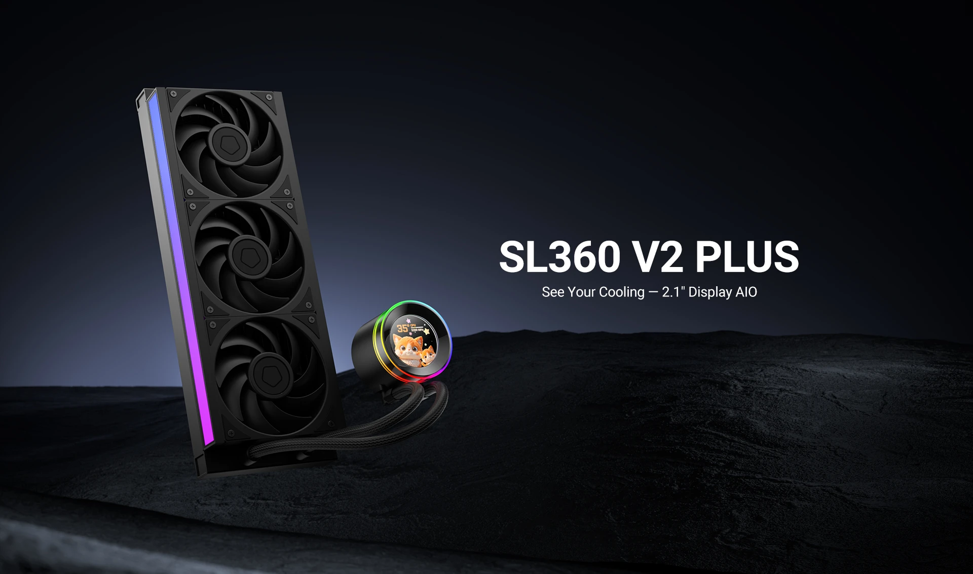 Водяное охлаждение для процессора ID-COOLING SL360 V2 PLUS