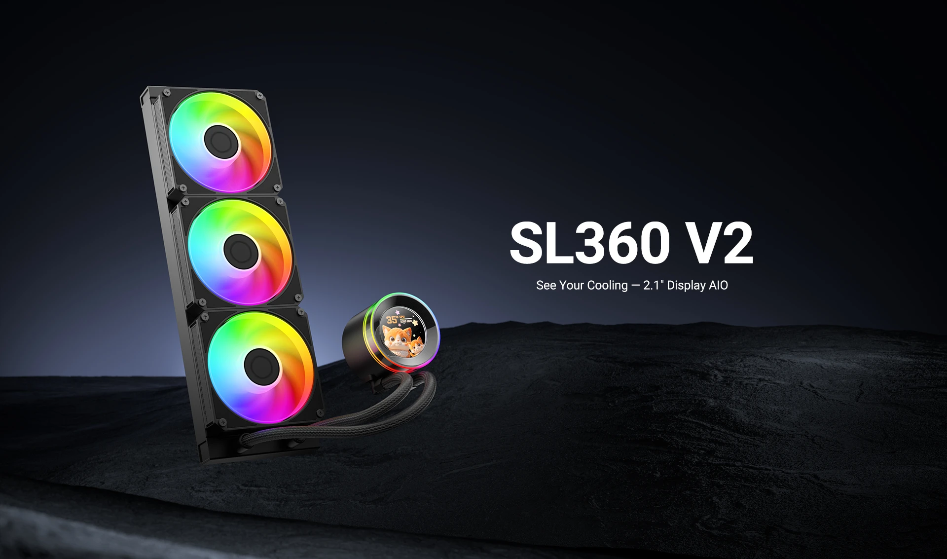 Водяное охлаждение для процессора ID-COOLING SL360 V2
