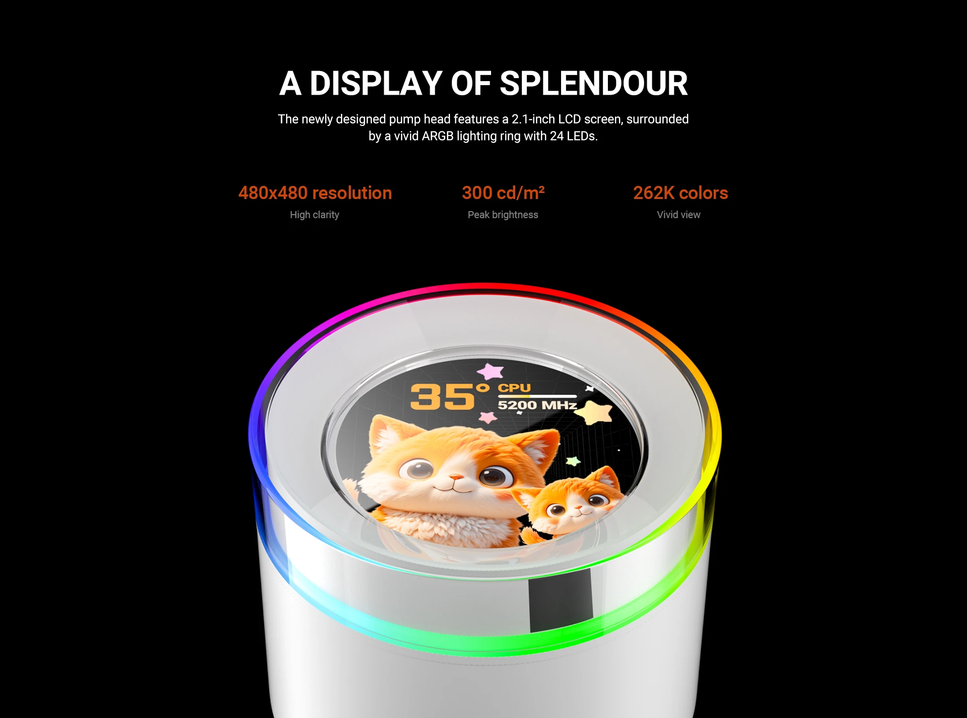 Водяное охлаждение для процессора ID-COOLING SL240 V2 WHITE — 2