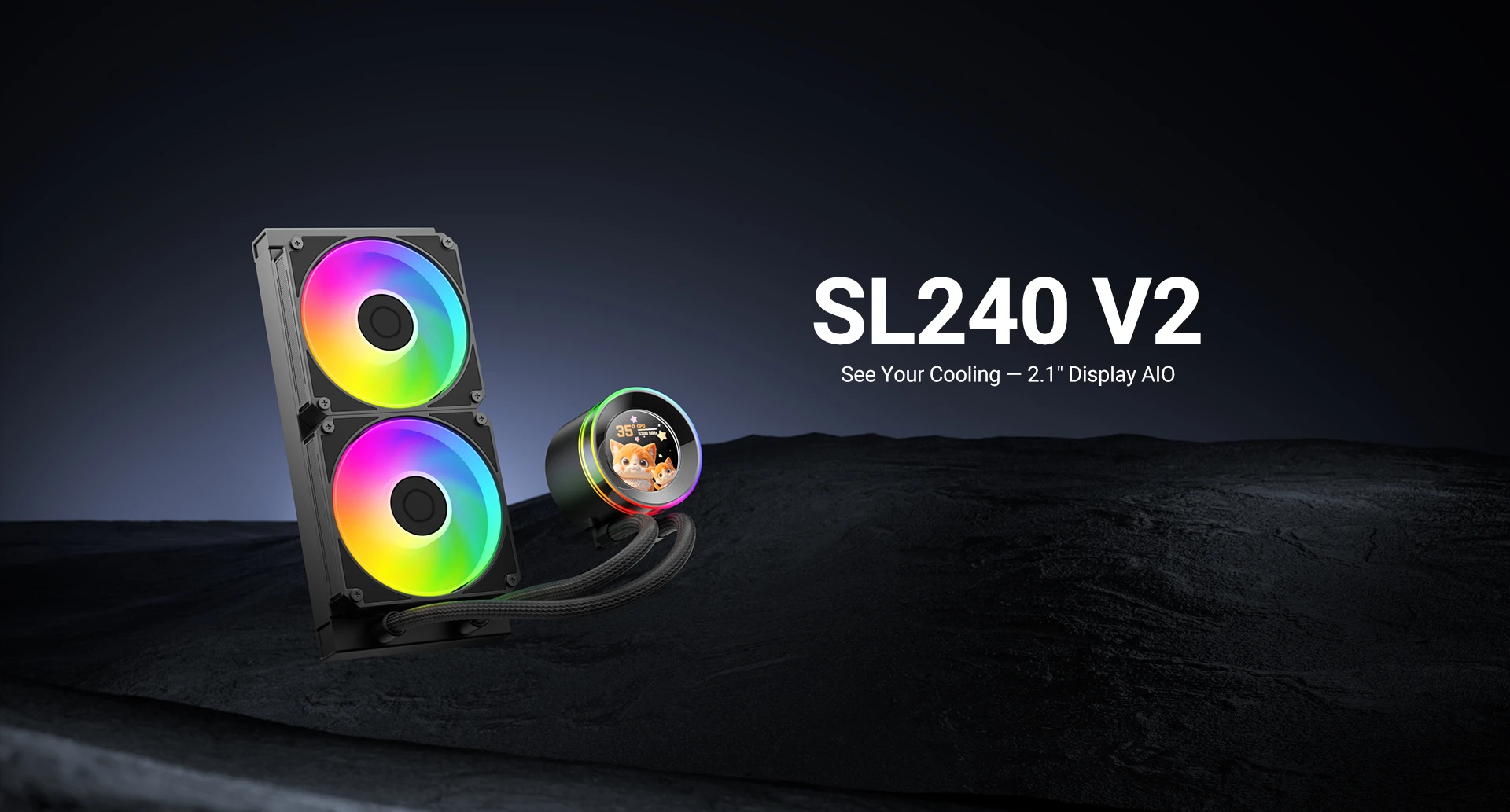 Водяное охлаждение для процессора ID-COOLING SL240 V2