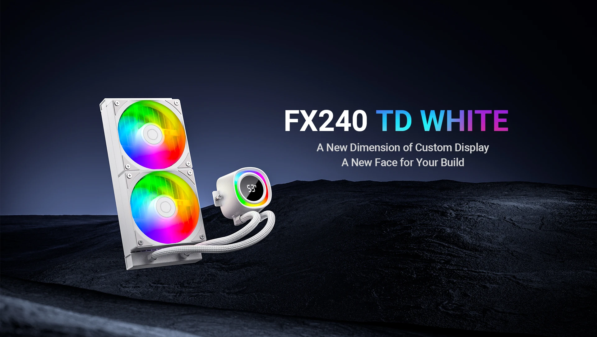 Водяное охлаждение для процессора ID-COOLING FX240 TD WHITE