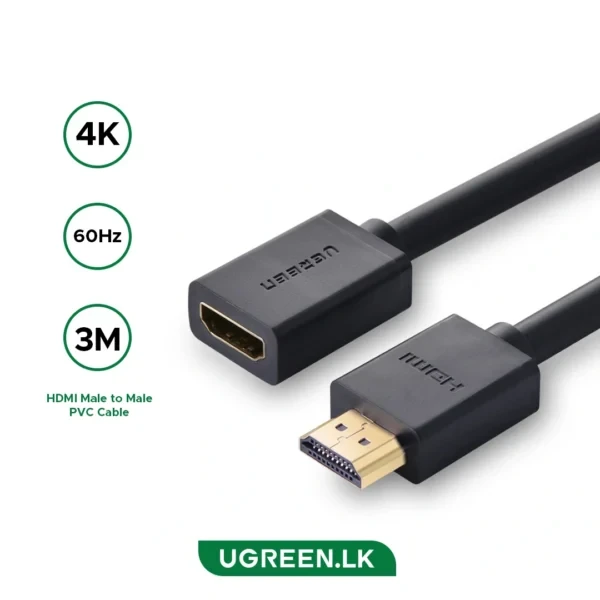 Кабель UGREEN HD107 HDMI M/F Cable 3m 10145 — 2