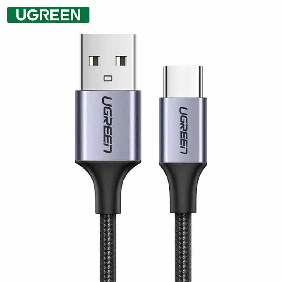 Кабель USB Type-C Ugreen US288, 1.5m., Black, BOX — 2