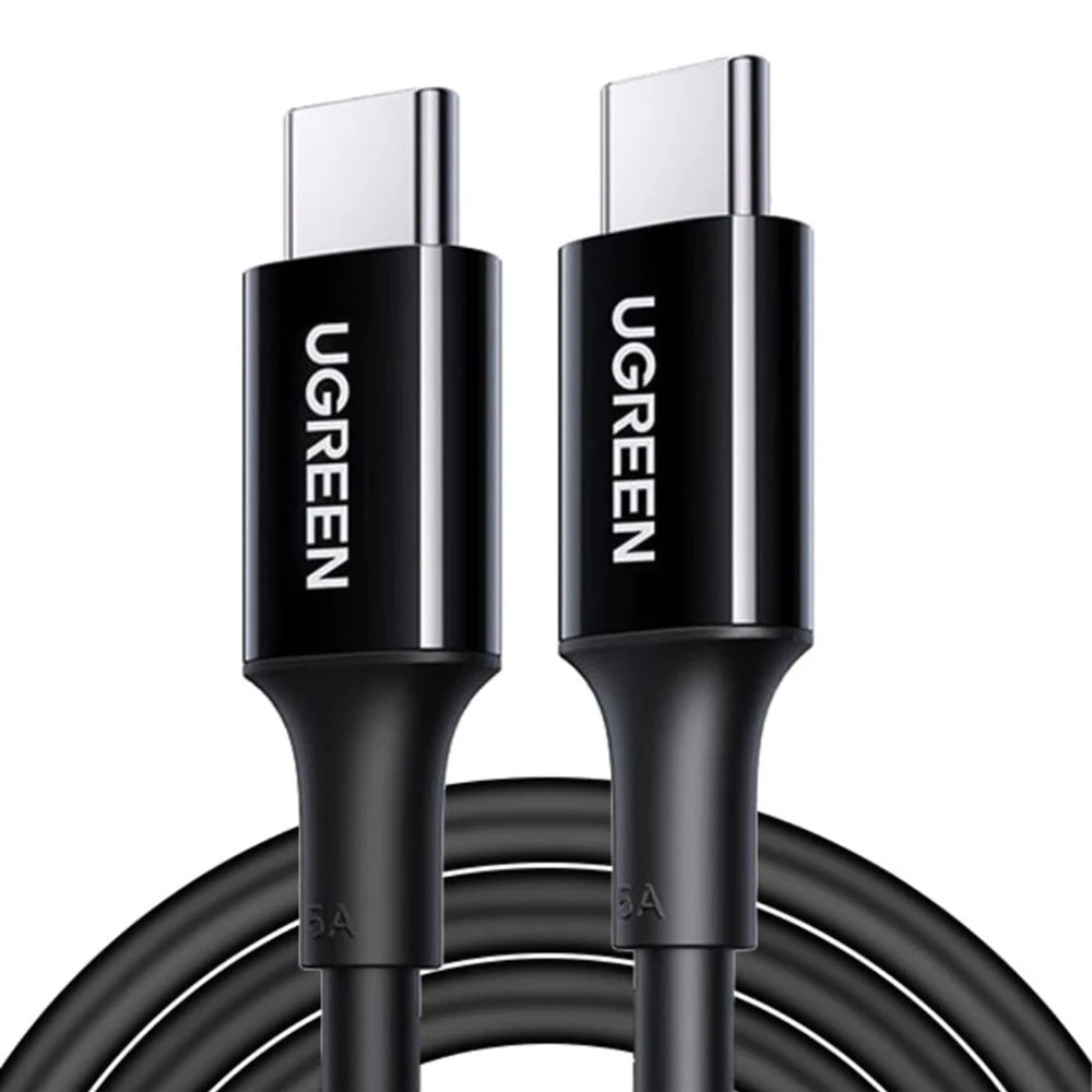 Кабель USB Type-C Ugreen US300, 1m., Black, BOX — 2