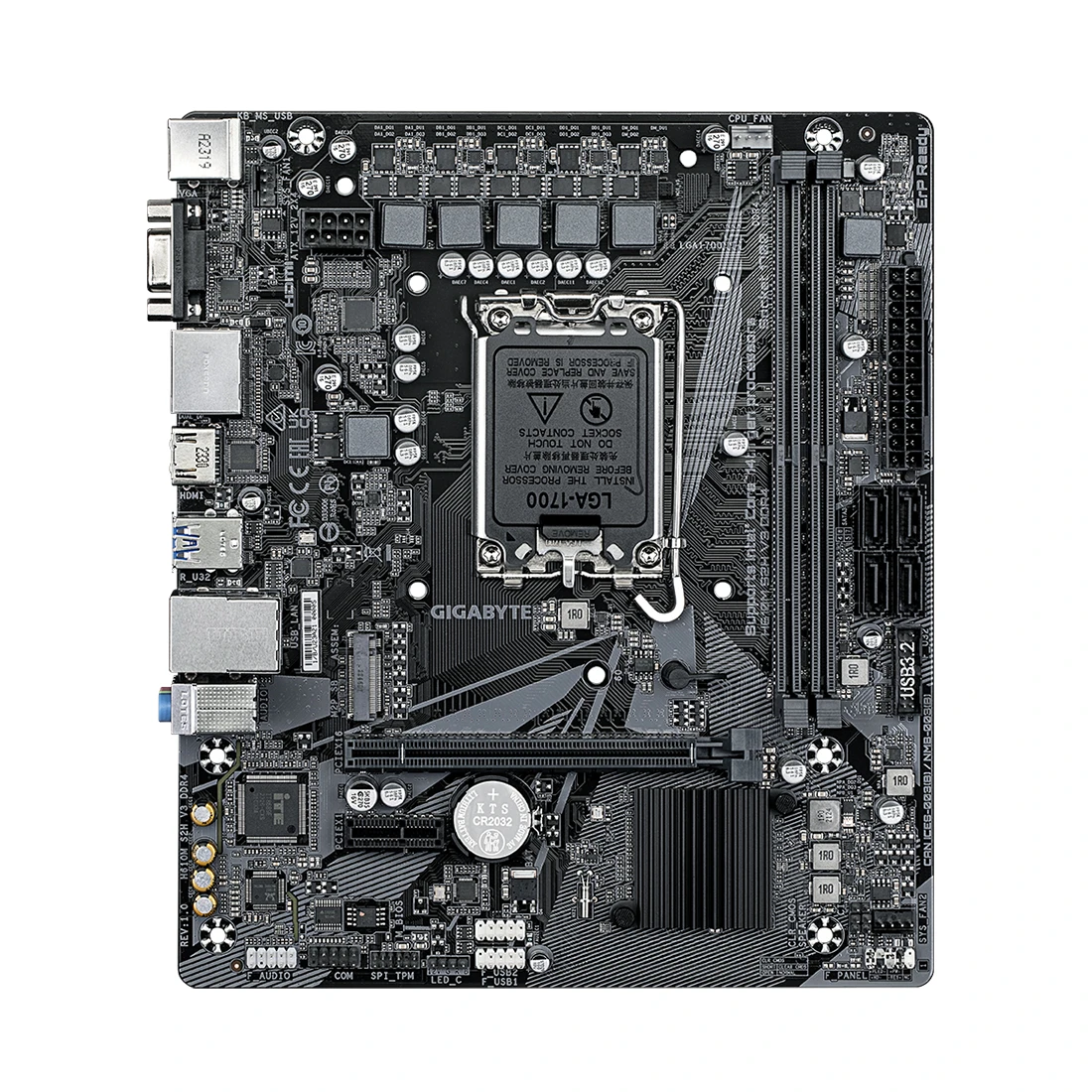 Материнская плата Gigabyte H610M S2H V3 DDR4 — 2