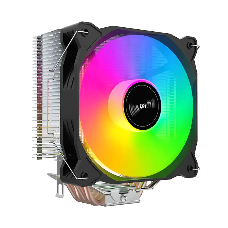 Кулер для процессора Huntkey Frozen 400SE RGB, S1851/1700/1200/115x/AM4/AM5, 140W, 1500±10%RPM, 3pin
