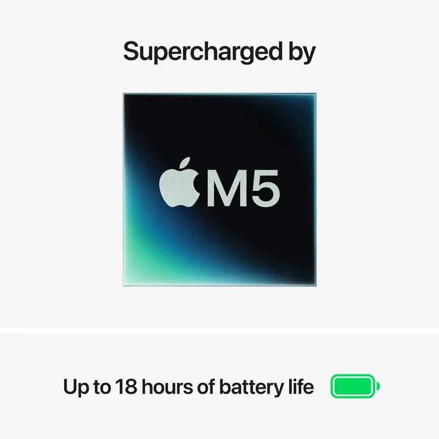 Ноутбук 15-inch MacBook Air: Apple M5 chip with 10-core CPU and 10-core GPU, 24 ГБ, 1024 ГБ, 15.3" — 4