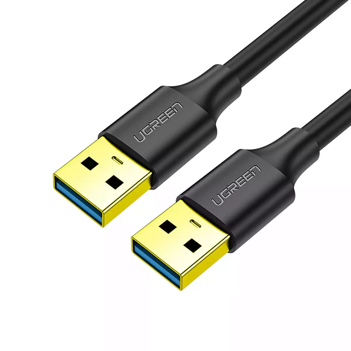 Кабель USB 3.0 Type A-A Ugreen 90576, 3m, Black, OEM