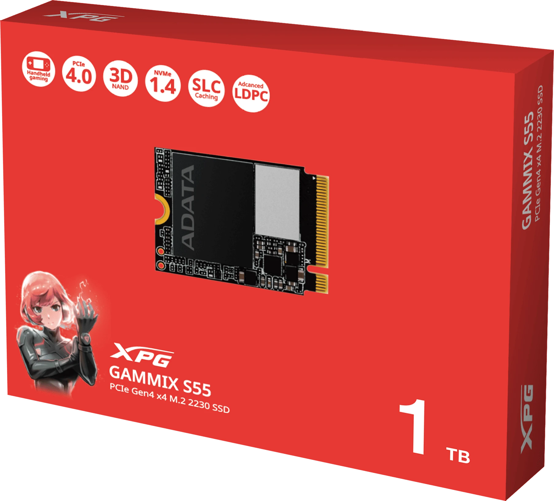 Твердотельный накопитель SSD ADATA SGAMMIXS55-1T-C 1TB M.2 2230 — 2