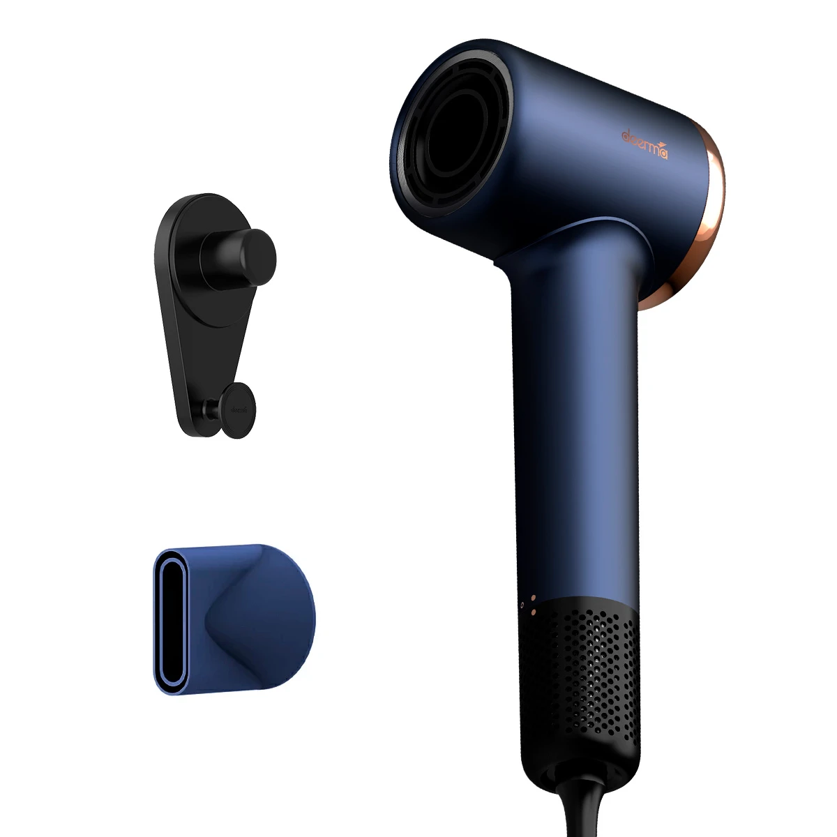 Фен Deerma DEM-CF50W, тёмно-синий