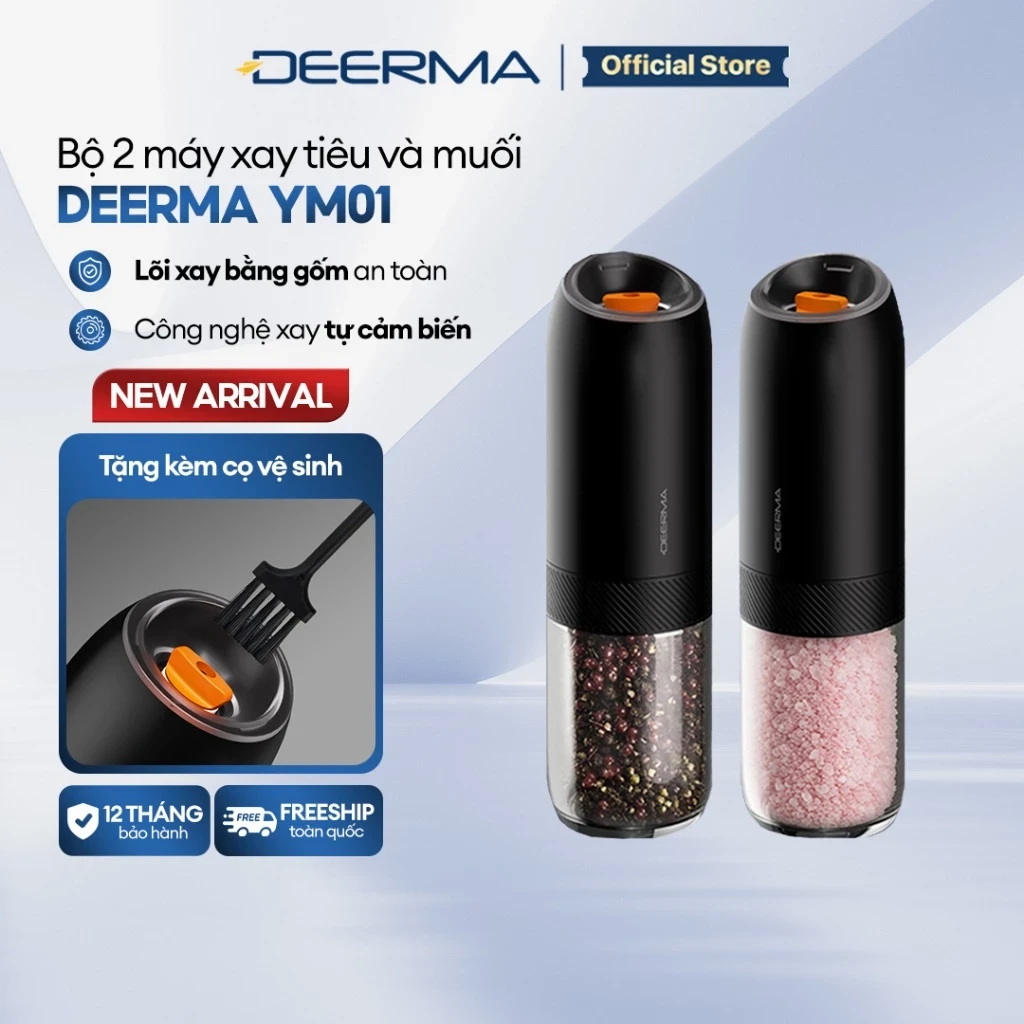 Автоматическая мельница для специй Deerma YM01 <2-in-pack>