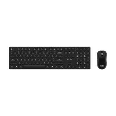 Комплект Клавиатура + Мышь MSI FORGE K210 W COMBO RU 108кл/RU/EN/USB2.0/6кн. мышь/DPI1600/Черный