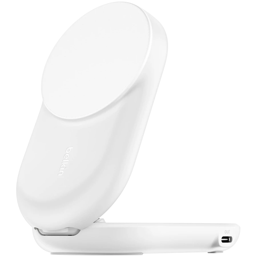 Зарядное устройство BELKIN 25w Qi2 2-IN-1 Foldable Charger, White — 2