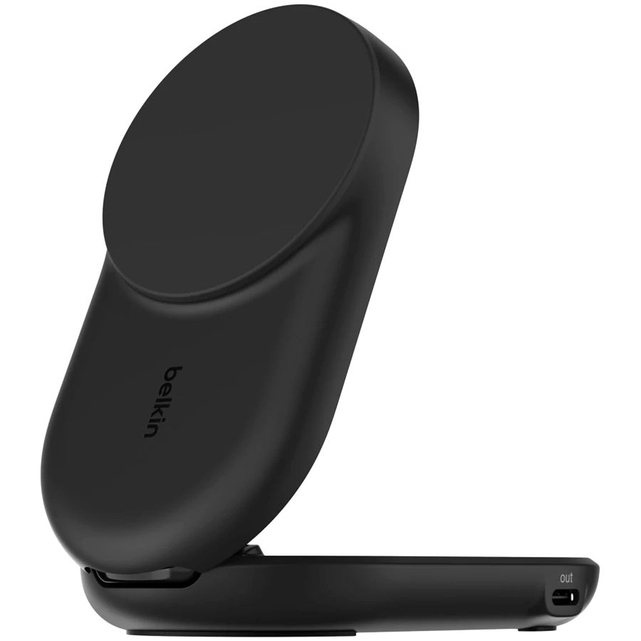Зарядное устройство BELKIN 25w Qi2 2-IN-1 Foldable Charger, Black — 2