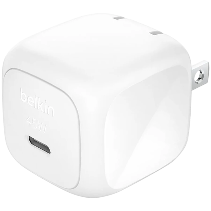 Зарядное устройство BELKIN 45W USB-C PD WALL CHARGER WITH PPS, WHT