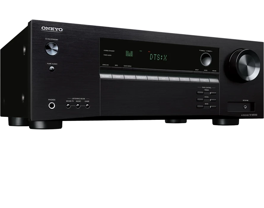 Onkyo TX-NR5100 7.2-Channel 8K AV Receiver,Black