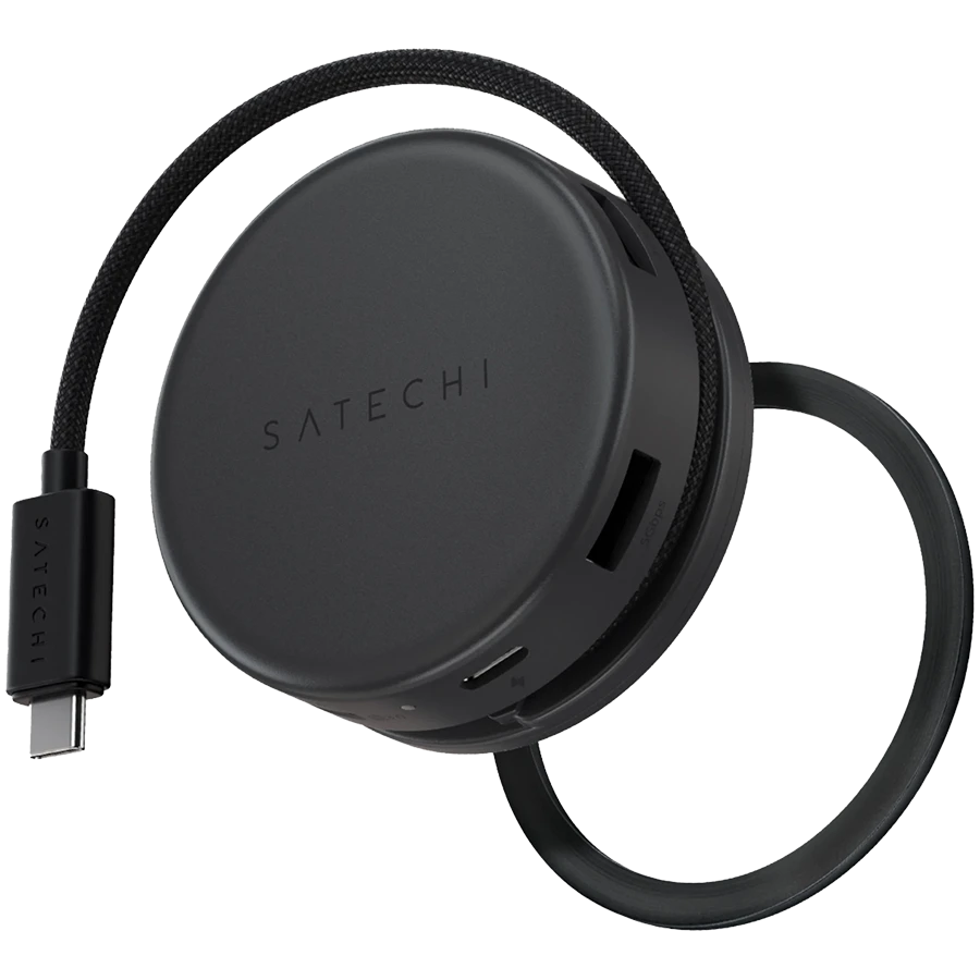 USB-хаб SATECHI OntheGo 7-in-1 Multiport Adapter (Space Black)